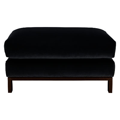 Furia Odyssey Velvet Footstool, Marco Steel